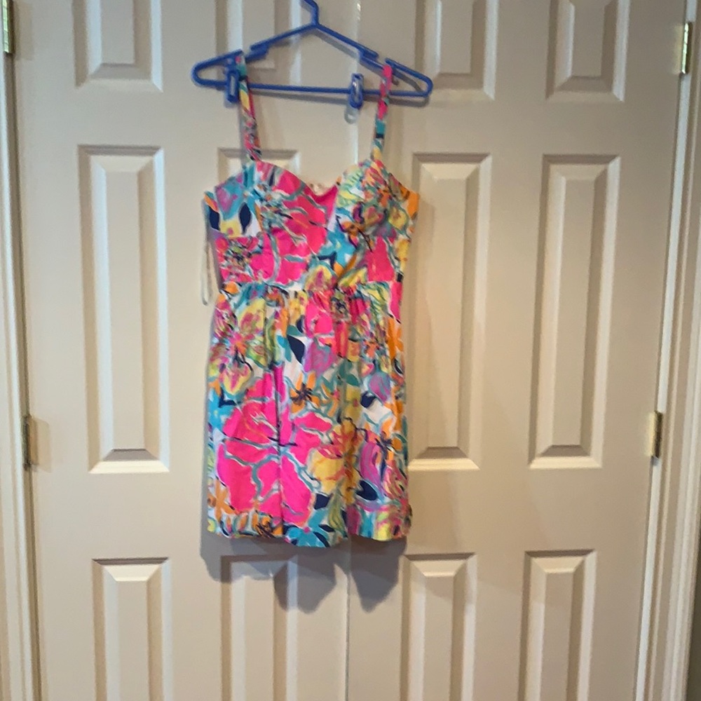 Lily Pulitzer floral dress size 10